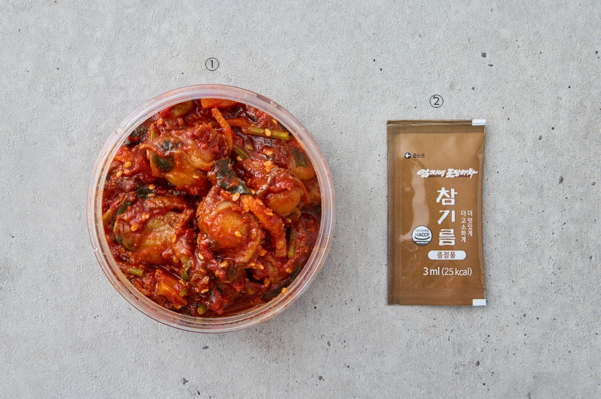 엄지네포장마차 양념 가리비장 140g 브랜드 원본 상세 04